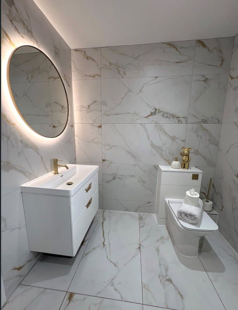 Bathroom finish